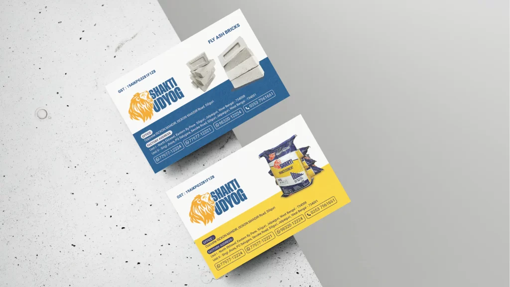 Visiting Card Design For Shakti Udyog