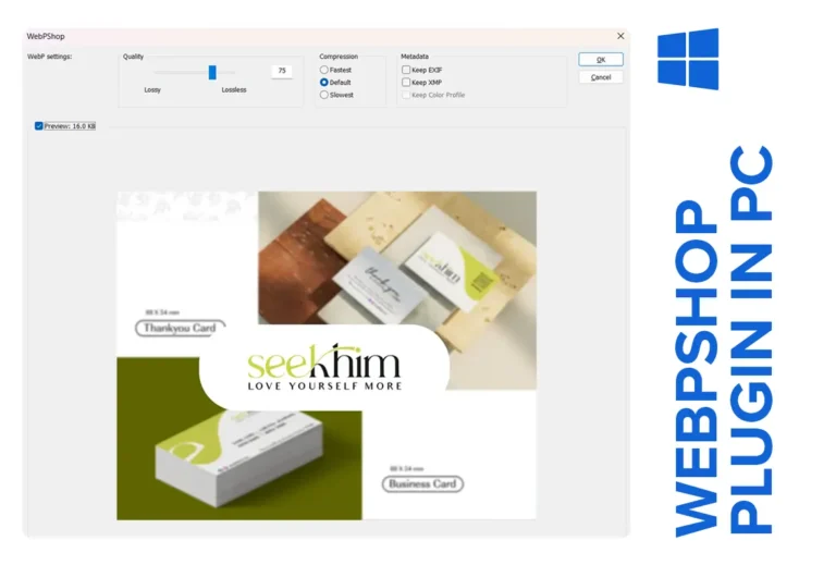 installing webpshop plugin in pc