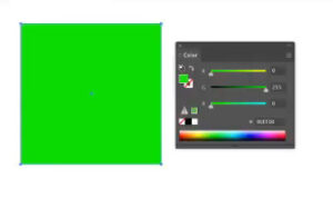 What would happen to the fill color of the object shown below if you copied and pasted it into another Illustrator file where the Document Color Mode was set to CMYK?
